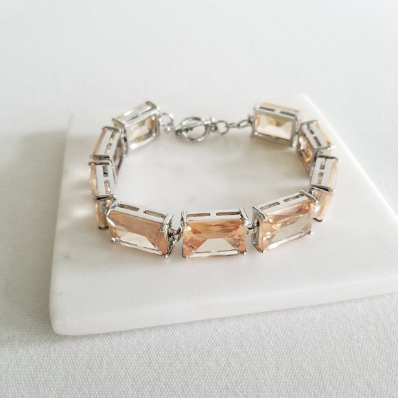 Plus Size Cubic Zirconia Bracelets, NEW - Picture 5 of 15